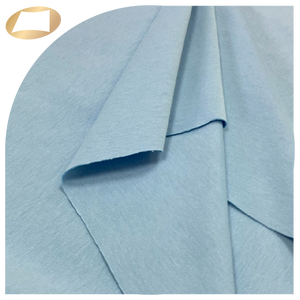 Tissu en polyester et coton respirant de qualité taïwanaise, double tricot, pour vêtements décontractés - Product Image 4