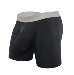 Sous-vêtements pour hommes fabriqués par le fabricant, caleçons respirants en tissu, grande taille, sportswear, sous-vêtements tricotés, couleur unie, pour un usage quotidien - Product Image 2