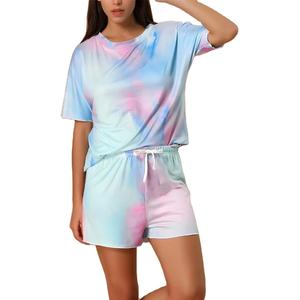 Ropa de mujer 2025 nuevo conjunto doble para niñas trajes de verano/camiseta y pantalones cortos conjunto de Ropa para Niñas logotipo personalizado conjuntos de dos piezas - Product Image 1