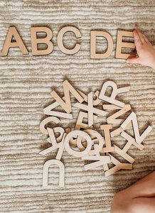 Premium Polished Durable Wooden Alphabet Letter Personalized Antique DIY Crafts <b>Rustic</b> Wall <b>Decor</b> for <b>Home</b> & Office - Product Image 6
