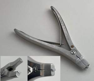 Pinza de Compresión Quirúrgica Meneval, de Acero Inoxidable Alemán, Instrumento Manual para Operaciones Quirúrgicas - Product Image 1