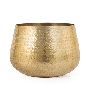 Minimalist Design Aluminium embossed Design Gold Flower <b>Vase</b> For Home Decor Living Decor Wedding Decor - Product Image 3
