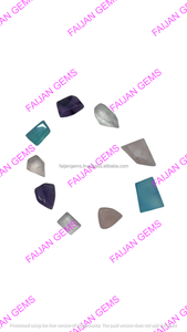 Bague de fiançailles en fluorite FAIJAN GEMS de haute qualité, pierre cabochon, certifiée par un tiers, pierre précieuse naturelle, taille personnalisable, vente en gros - Product Image 3