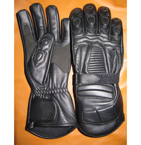 Guantes de Motociclismo de Invierno de Cuero Vacuno de Grado Profesional, Impermeables, Estilo Gauntlet, con Protección Rígida en los Nudillos, Unisex - Product Image 4