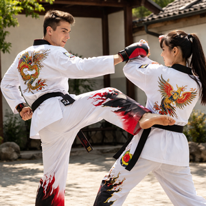 Uniformes de Taekwondo Personalizados al por Mayor, Fabricante OEM, Suministro Directo para Entrenamiento de Artes Marciales - Product Image 6