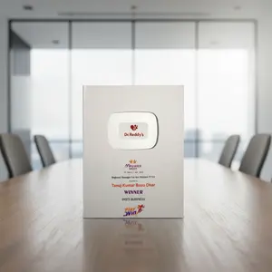 Trofeo Profesional, Placa de Reconocimiento para Eventos Corporativos, Premio de Meta Plateado para Logros Empresariales - Product Image 3