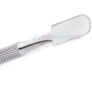 Pousse-cuticules en métal pour salon, outil professionnel de manucure et pédicure, en acier inoxydable - Product Image 6