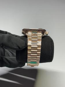 Top Round Cut Diamond Watch Stainless Steel <b>Smart</b> Brown Stick Dial for Wedding and Partywear Men's Quartz Watch Available - Product Image 2