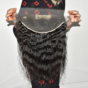 Produit Authentique de Qualité Supérieure Cheveux Naturels Indiens Remy HD Frontal Bouclés Doux et Soyeux Extensions à Trame Simple ou Double Faite à la Machine - Product Image 1