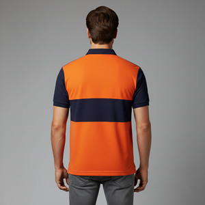 Chemise Homme 100% Coton Haute Qualité avec Logo Personnalisé par Transfert Thermique, Tissu Tricoté Respirant à Séchage Rapide, Couleur Unie, Style Décontracté Streetwear - Product Image 6