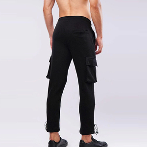Pantalones Casuales para Hombre, Ligeros, Rectos, Curvos, a Rayas, de Forro Polar Grueso de 450 g/m², Transpirables, Vintage, Lisos - Product Image 2