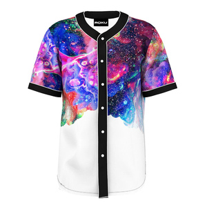 Custom Unisex <b>Baseball</b> Jersey Sublimated Team Uniform Sportswear Logo Printing OEM ODM Customizable Yoga Wear 100% Polyester - Product Image 1