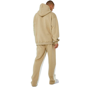 Conjunto Deportivo de Dos Piezas con Capucha, de Felpa Gruesa 100% Algodón, Transpirable, Unisex, para Invierno - Product Image 6