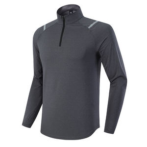 เสื้อเบสเลเยอร์สำหรับขี่ม้าผู้ชาย แขนยาว มีซิปและปกเสื้อ - Product Image 3
