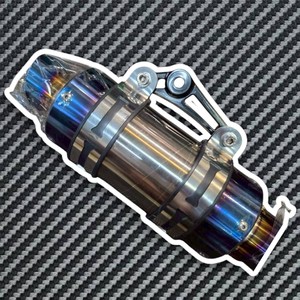 KAO Titanium Alloy Performance Motorcycle Muffler Taiwan Made - Product Image 4