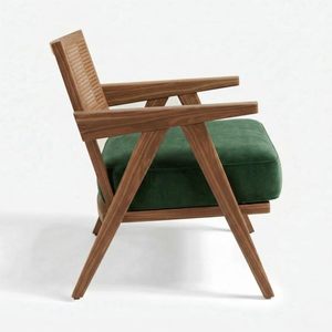 Sillón de Madera de Teca para el Hogar, Dormitorio, Sala de Estar, Comedor, Sala de Recepción |   Ultra Suave y Cómodo para un Uso sin Preocupaciones | - Product Image 3