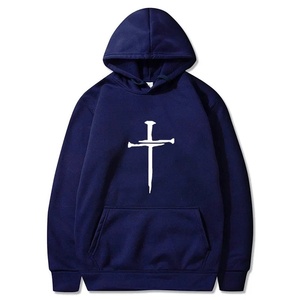 เสื้อฮู้ดดี้คู่รักชายหญิง ผ้าฝ้าย 100% สำหรับฤดูหนาว แบบปักลายได้ตามต้องการ ทรงโอเวอร์ไซส์ สไตล์สตรีทแวร์ - Product Image 3