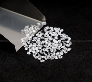 Diamante cultivado en laboratorio de corte ovalado de 3.0 x 2.0 mm, color D, perforado con láser, corte antiguo, para la fabricación de joyas, anillo de boda. - Product Image 4