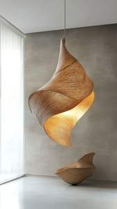 Lustre suspendu élégant en corde de chanvre avec abat-jour en jute naturel tissé à la main, fournisseur de luminaires suspendus en provenance du Bangladesh - Product Image 6