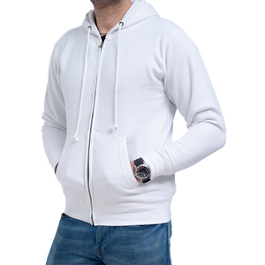 เสื้อฮู้ดซิปยูนิเซ็กซ์ ผ้าเจอร์ซีย์คอตตอน 100% หนัก 350 GSM ทรงปกติ ซิปแบบเรียบ สำหรับฤดูหนาว พิมพ์ลายดิจิทัล เป็นมิตรต่อสิ่งแวดล้อม - Product Image 2
