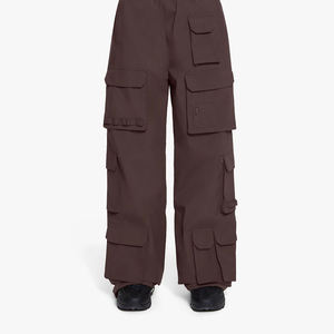 Jeans cargo amples pour hommes, taille haute, style hip-hop, coupe décontractée, multi-poches, longueur intégrale, tendance - Product Image 4