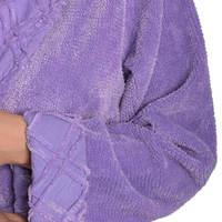 Premium Kalite Lüks Otel Velür Bornoz %100 Bambu Elyafı Seksi Anti-Bakteriyel Uzun Kollu Cepli Bağcıklı Kapatmalı Çevre Dostu