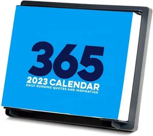 Kunden spezifischer Geschenk kalender Drucken Desktop Abreißen Tabelle 365 Tage Kalender mit Kunststoffst änder