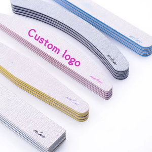 Professional <b>Nail</b> File 100/180 Grit Double-Sided Emery Sandpaper Manicure Tool - Product Image 5