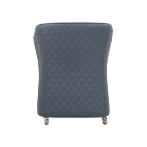 Silla de Cuero Plegable Ajustable de Estilo Francés Moderno, Minimalista y Tradicional, en Cuero/Metal/Madera/PU, Color Personalizado, para Salón de Belleza - Product Image 2