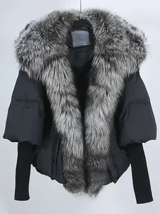 Triveers Women's Winter Puffer <b>Jacket</b> Fur Trim Waterproof Windproof Breathable Faux Fur Lining Customizable OEM Quilted Zipper - Product Image 4