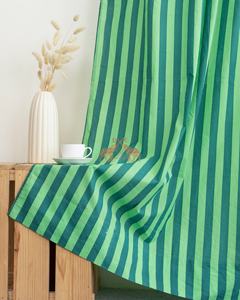 Juego de Cortinas de Algodón con Estampado de Rayas Estampadas a Mano para Ventana y Puerta para el Hogar y la Sala de Estar - Product Image 5