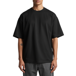 Camiseta Premium de Algodón Grueso Ecológico, Impresa con Serigrafía, Manga Corta, Logotipo Frontal, Unisex, Talla Grande, Personalizable - Product Image 3