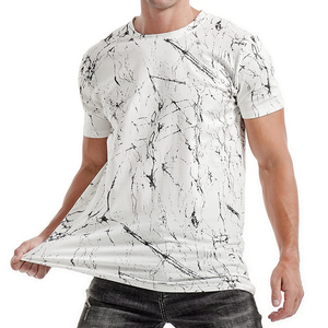 เสื้อยืดแขนสั้นผู้ชายขายดี ผ้าฝ้ายแท้คุณภาพสูง ผ้า CVC 52% คอตตอน 48% โพลีเอสเตอร์ - Product Image 2