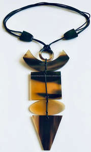 สร้อยคอเขาวัวฮอร์นแท้แบบทำมือสั่งทำความต้องการสูง - Product Image 2