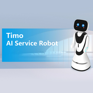 Robot d'accueil intelligent IA personnalisé <span class=keywords><strong>Timo</strong></span> pour espaces commerciaux et salons professionnels, écran 13,3 pouces, autonomie 10h, évitement d'obstacles autonome - Product Image 2