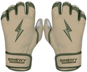 Gants de frappe en cuir SINEWY beiges, durables, pour l'entraînement, ambidextres, fermeture auto-agrippante, unisexe adulte - Product Image 1