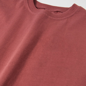 T-shirt décontracté pour homme, couleur unie, manches courtes, col rond, coupe classique, 100% coton jersey tricoté, logo imprimé sur le devant - Product Image 6
