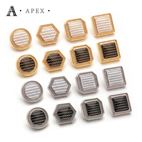 Bouton-pression APEX en alliage de zinc avec logo personnalisé du fabricant, 12 mm, luxe, à griffes, OEM ODM, pour Thobe Jubba