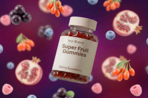 Suplementos Herbales para Adultos Hechos en EE. UU. a Precio Accesible y Alta Calidad, Gomitas Antioxidantes de Acai, Goji y Granada para la Salud Inmunológica - Product Image 1