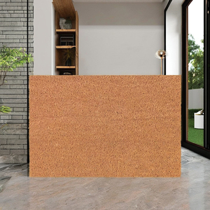 Tapis de porte antidérapants en microfibre marron pour extérieur, épais, classiques/modernes/traditionnels, en forme de puzzle, fournisseur en gros Jucor - Product Image 2