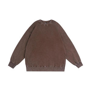 Sweat-shirt ample en coton épais à épaules tombantes, molleton lourd, vente en gros, OEM - Product Image 6
