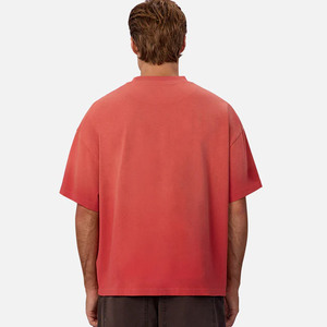 Camisetas de Hombre 100% Algodón, Lisas, con Diseño de Logotipo Personalizado, Lavadas, de Alta Calidad, Holgadas, con Hombros Caídos, Ecológicas, con Bolsillo - Product Image 4