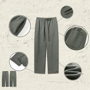 Pantalones Deportivos Unisex Nesta, Cintura Alta, Ligeros, Casuales, Corte Holgado, Felpa Suave, Pierna Recta, Cintura Elástica - Product Image 3