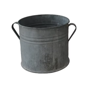 Macetas de Zinc de Gran Tamaño para Jardín, Diseño Exclusivo, Macetero Galvanizado de una Sola Pieza, Macetas y Jardineras para Plantas Artificiales - Product Image 3