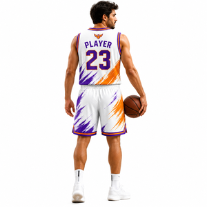 Maillot de basket-ball sans manches personnalisé de haute qualité avec short assorti pour les tournois - Product Image 3