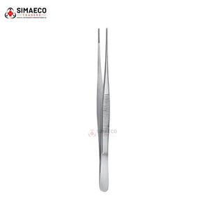 Pinzas Quirúrgicas Graefe de Acero Inoxidable Reutilizables, Pinzas de Pulgar de Precisión con Dientes Finos, Instrumento Médico OEM - Product Image 4