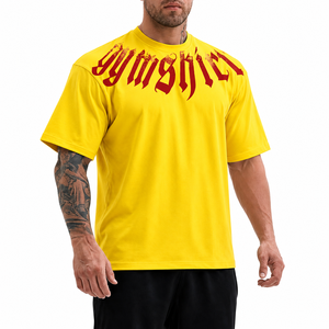 เสื้อยืดคุณภาพสูง พรีเมียม เนื้อผ้าหนา พิมพ์ลายทันสมัย สินค้ามาใหม่ ออกแบบโลโก้ได้ตามต้องการ ทรงโอเวอร์ไซส์ คอเต่า สำหรับใส่ในโอกาสทางการ - Product Image 3