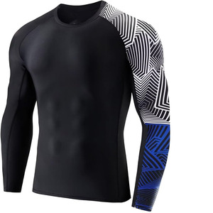 Camiseta de Compresión Unisex de Secado Rápido y Transpirable para Gimnasio, Artes Marciales y Artes Marciales Mixtas - Corte Ajustado, Duradera y Ligera - Product Image 4