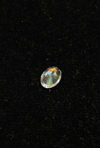 orange fire natural faceted <b>rainbow</b> moonstone oval cut. - Product Image 4
