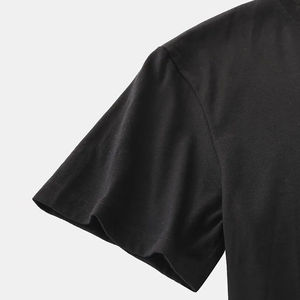 Camiseta de Hombre en Tendencia, 100% Algodón, Diseño de Logotipo Personalizado, Cuello Redondo de Calidad, Corte Regular, Estilo Urbano, Camiseta Blanca para Hombre - Product Image 5